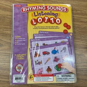 Lakeshore Learning Rhyming Sounds Listening Lotto New never used